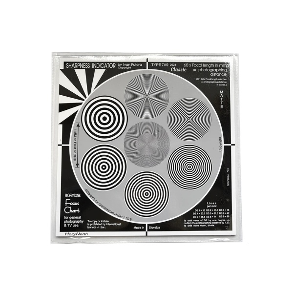Shrapness Indicator Field Chart (7A9) Ivan Putora (Made in Slovakia)