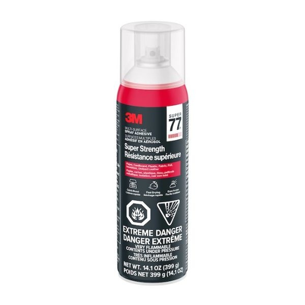 3M Multi Surface Spray Adhesive Super Strength Super 77 (399g)