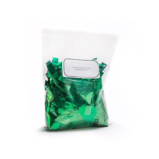 Dark Green Mylar (Metallic) Confetti - 1lb