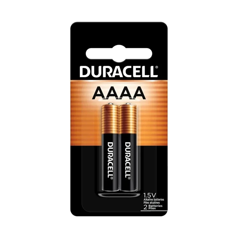 Duracell ‘AAAA’ Alkaline Batteries (Pack of 2 batteries)