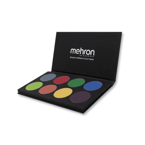 Mehron Paradise Makeup AQ 8 Colour Magnetic Refillable Palette - Tropical