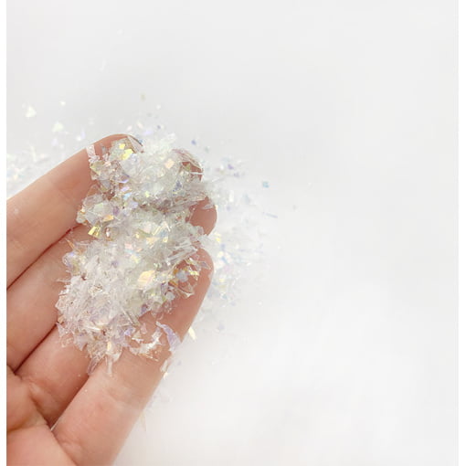 Opal Essence Plastic Snow Closeup