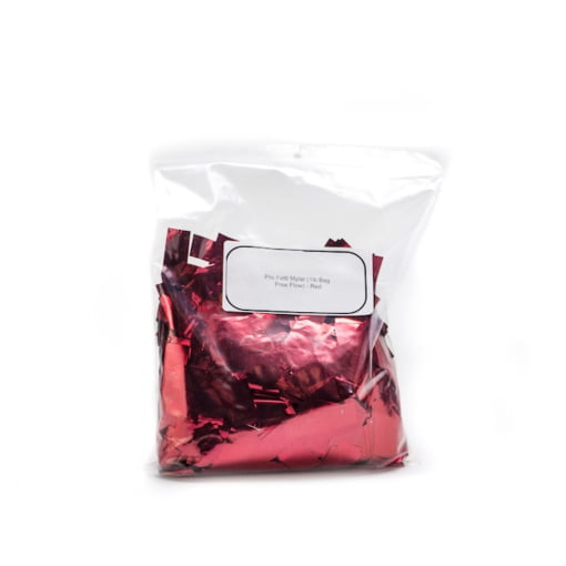 Red Mylar (Metallic) Confetti - 1lb
