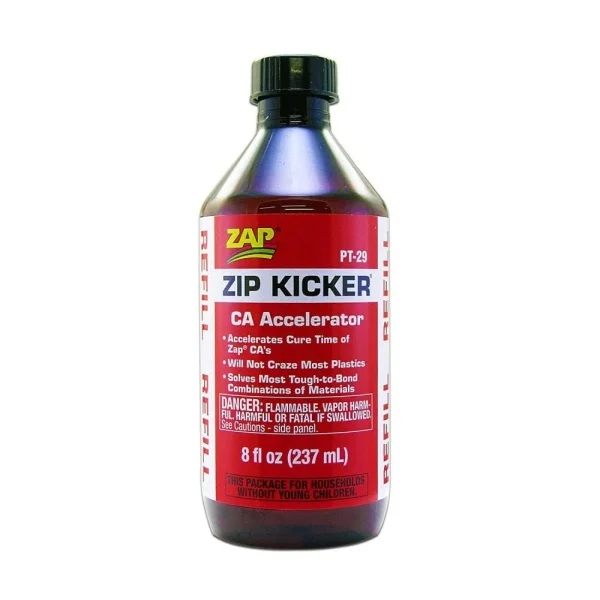 Zip Kicker Liquid 8oz - Accelerator for Zap and Super Glues