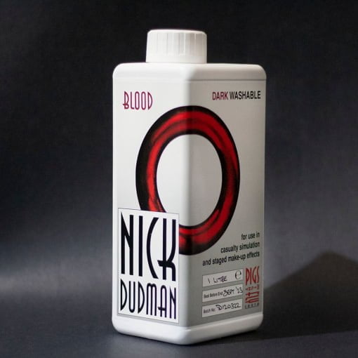 Nick Dudman Dark Washable Blood 1l - by Pigs Might Fly South