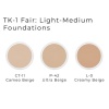 Ben Nye Theatrical Creme Kit - TK-1 Fair (Light-Medium) Foundations