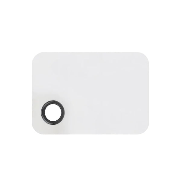 Stainless Steel Mixing Palette with Finger Ring Hole