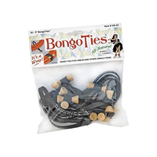 Natural Bongo Ties - 10 pack