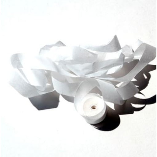 1/2"x 20' White Streamers - Confetti & Streamers For Events