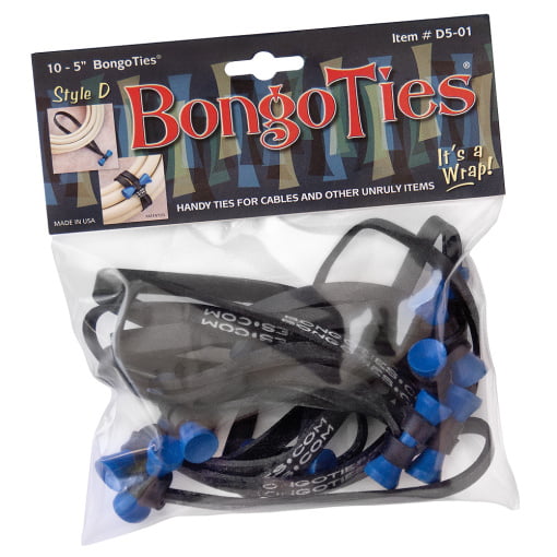 Blue Bongo Ties - 10 pack