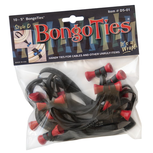 Red Bongo Ties - 10 Pack