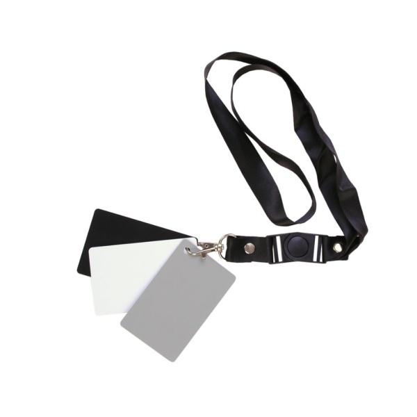 Pocket Size Digital Colour Balance Cards w Strap