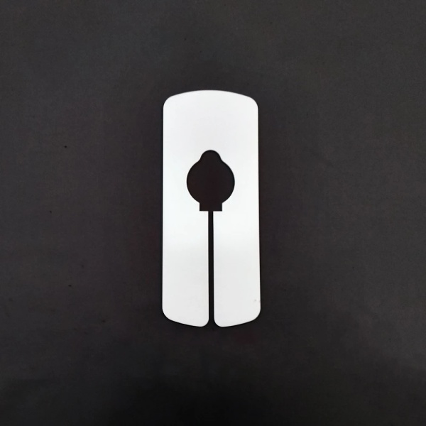 Small Rack Dividers 2.75" x 6.75" - White