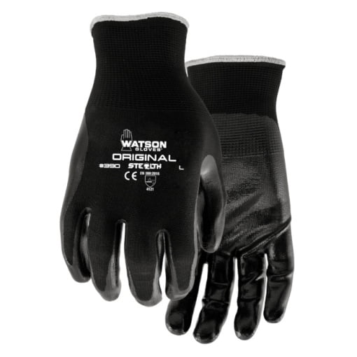 Watson Stealth Original Nylon Cut-Resistant Gloves 390M - Black