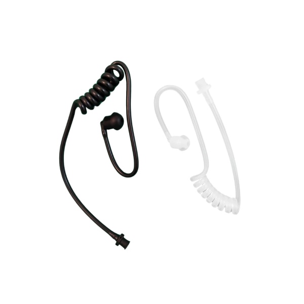 Air Tube For Ear Piece - Black or Flexible Clear