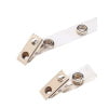 Badge Clips with Clear Strap