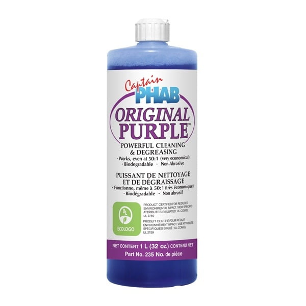 Captain Phab Purple Power Cleaner 1L - Film Industry Cleaning Supplies