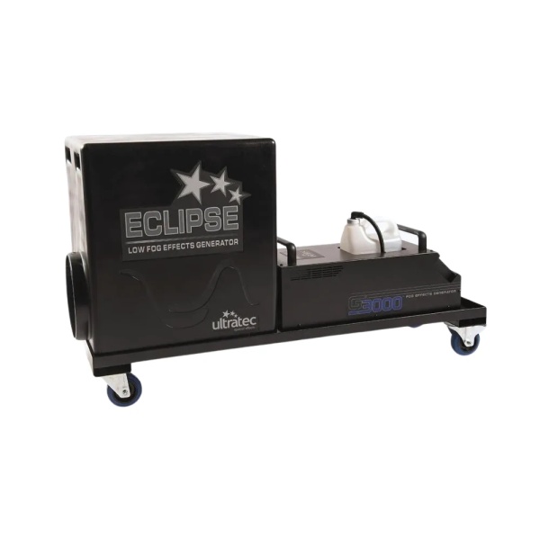 Ultratec Eclipse Low Fog Effects Generator 110V with Cart and G3000 Machine