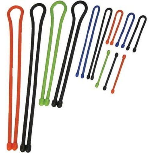 Gear Ties Mix of Colours and Sizes (3", 6", 12", 18", 24")