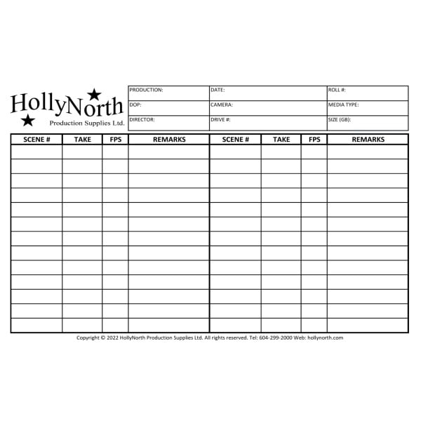 HollyNorth Camera Report