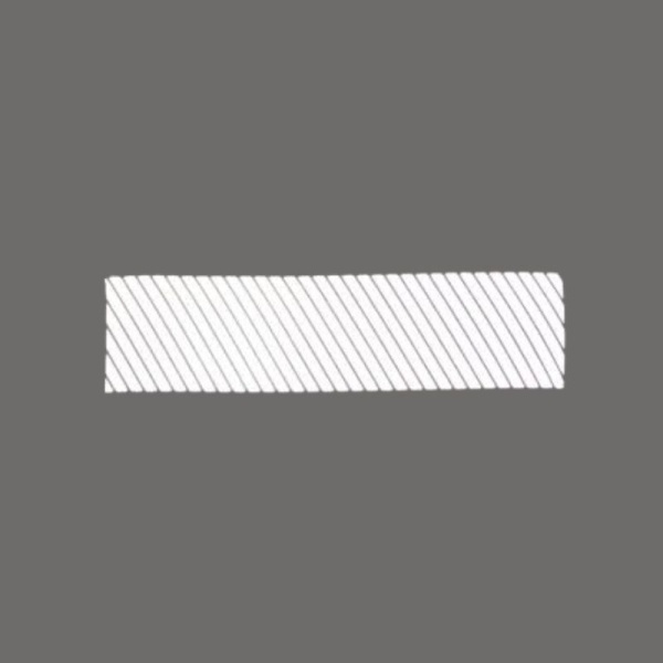 2" x 8' 3M 5510 Heat Transfer Reflective Slash-Hash Silver