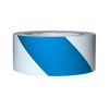 2″ x 36yds Striped Vinyl Tape White-Blue