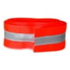 Sew-On Fl. Orange Fabric w/ Silver Reflective 1-1/2" x 50yrd