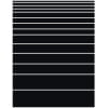 Gloss black lines greeking sheet