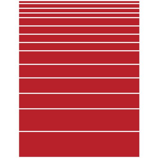 Gloss red lines greeking sheet