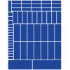Gloss blue rounded rectangles greeking sheet