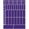Gloss purple rounded rectangles greeking sheet