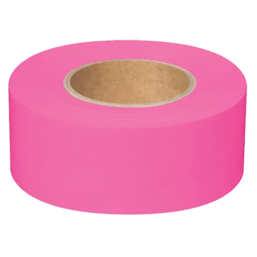 Flagging Tape Fluorescent Pink 24mm x 45m