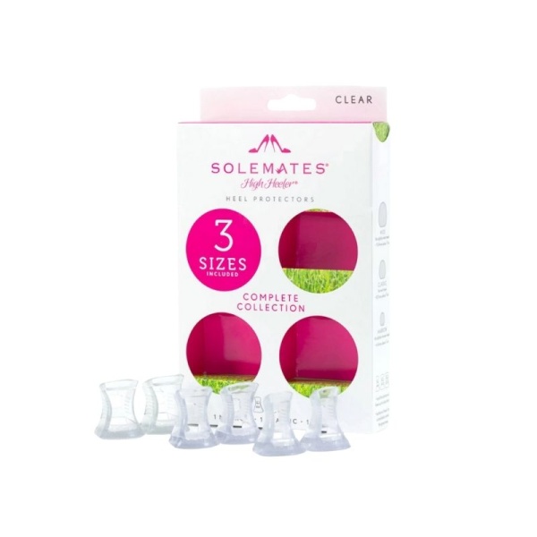 SoleMates High Heel Clear Protectors Collection 3 Sizes