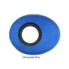 Ultrasuede Blue Small Oval Eye Cushion