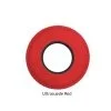 Ultrasuede Red Small Round Eye Cushion