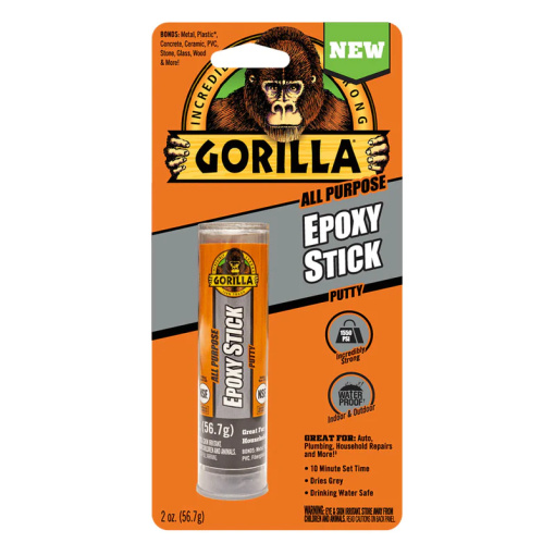 Gorilla All Purpose Epoxy Putty Stick 57g