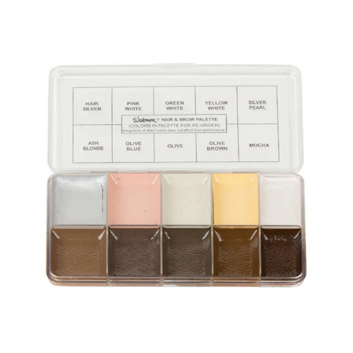 Reel Color Hair and Brow FX Palette - Colors in Palette