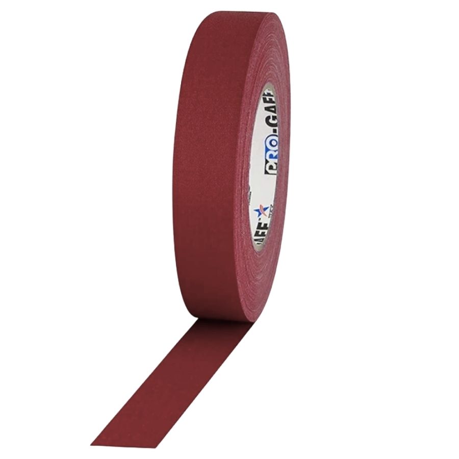 Pro Gaff Cloth Tape Burgundy 1"