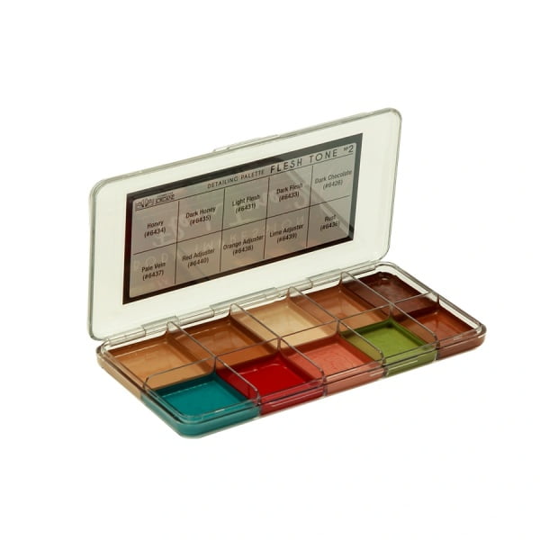 Jordane Cosmetics - Flesh Tone 2 Alcohol Detailing Palette - Large