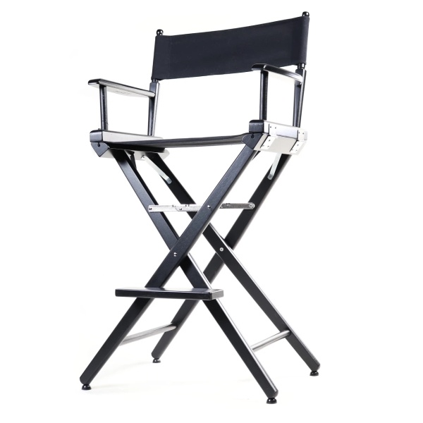 Filmcraft Directors Chair (Pro Series) Black - 30" Tall