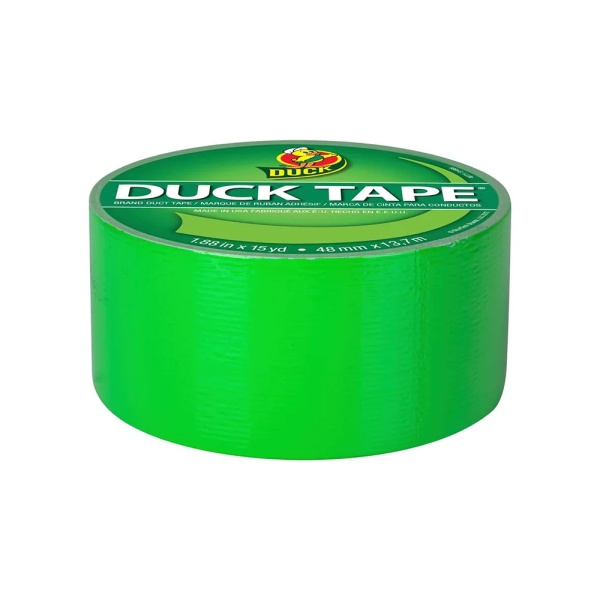 1.88" x 15 yds Duck Tape Brand Duct Tape Neon Green