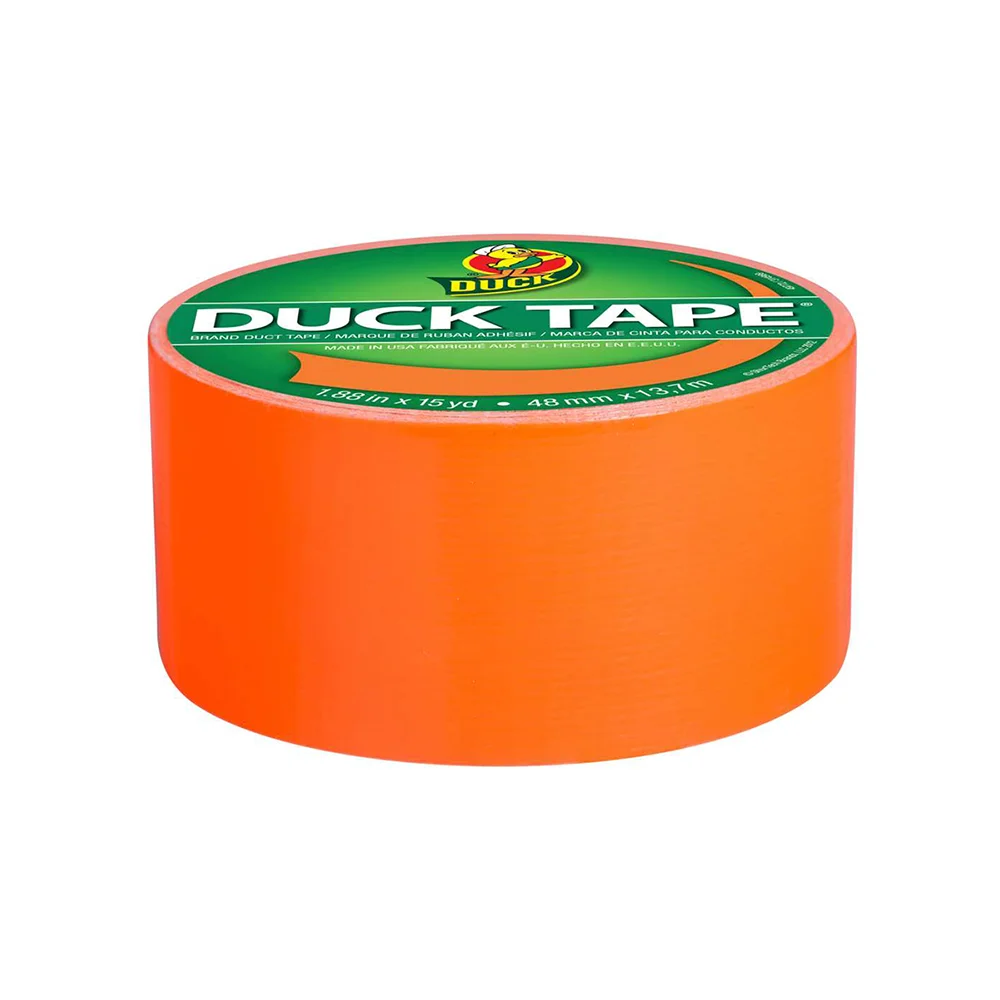 1.88" x 15 yds Duck Tape Brand Duct Tape Neon Orange