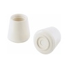 White Rubber Chair Leg Tips
