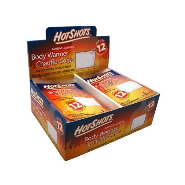HotShots Adhesive Body Warmers - Box of 30 Pieces